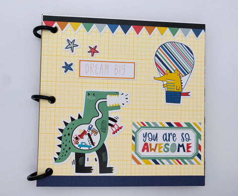 Premade Boy Scrapbook Photo Album