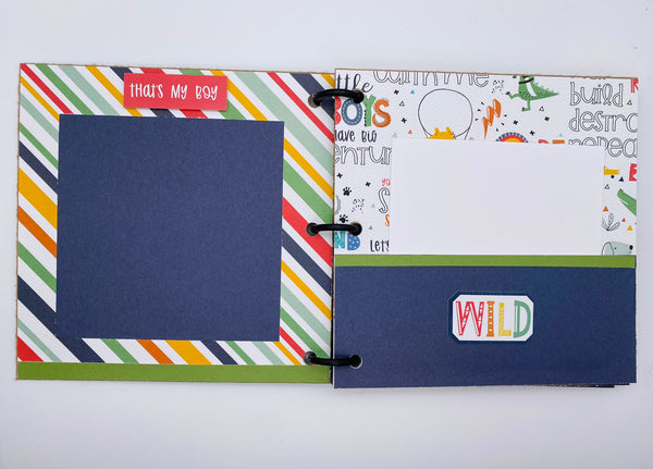 Premade Boy Scrapbook Photo Album