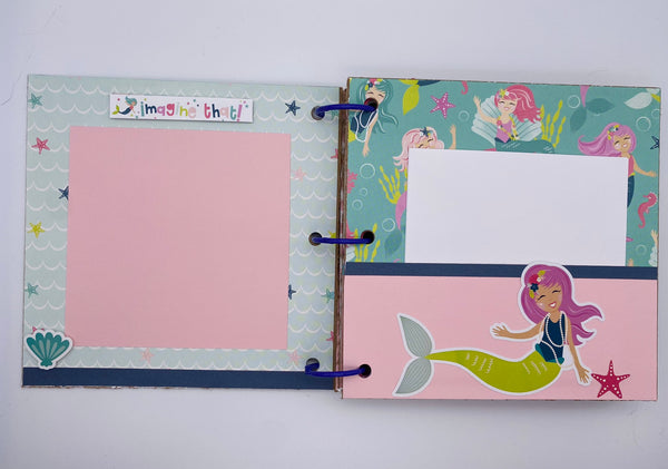 Premade Girl Scrapbook Photo Album