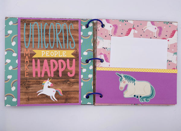 Premade Girl Scrapbook Photo Album