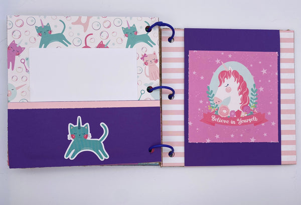 Premade Girl Scrapbook Photo Album