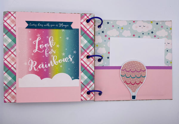 Premade Girl Scrapbook Photo Album