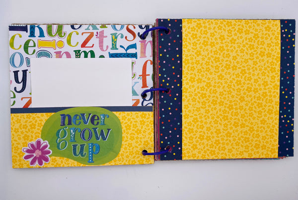 Premade Girl Scrapbook Photo Album