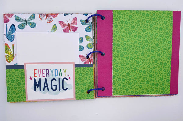 Premade Girl Scrapbook Photo Album