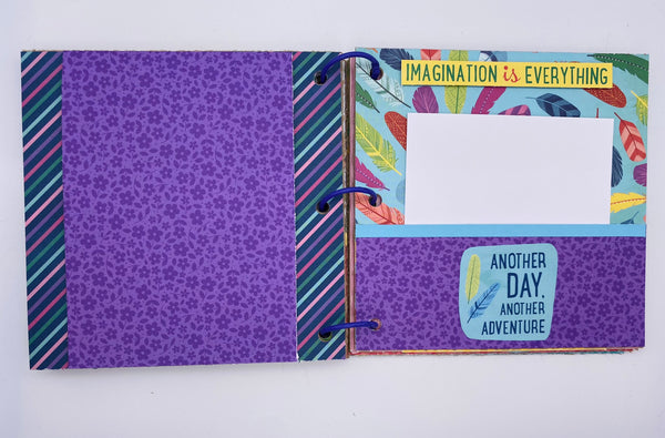 Premade Girl Scrapbook Photo Album