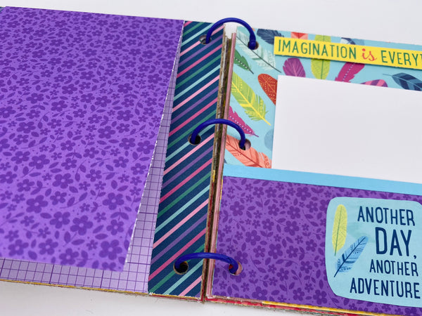 Premade Girl Scrapbook Photo Album