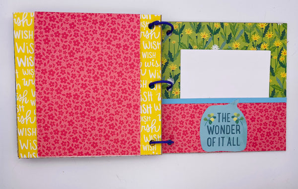 Premade Girl Scrapbook Photo Album