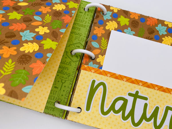 Premade Outdoor Camping Scrapbook Photo Album
