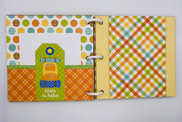 Premade Outdoor Camping Scrapbook Photo Album