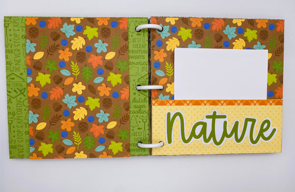 Premade Outdoor Camping Scrapbook Photo Album
