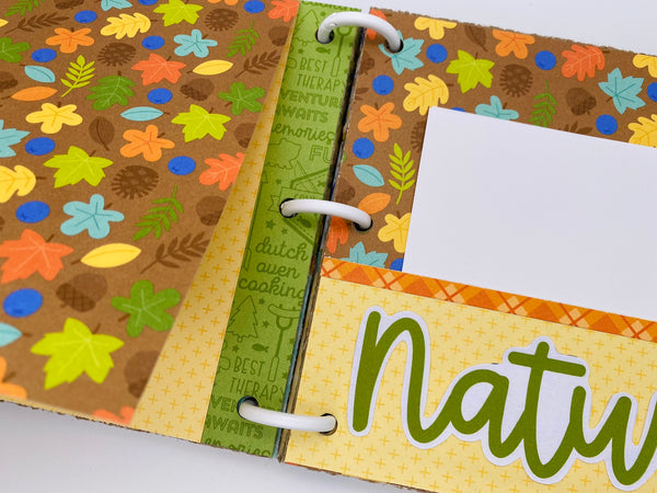 Premade Outdoor Camping Scrapbook Photo Album