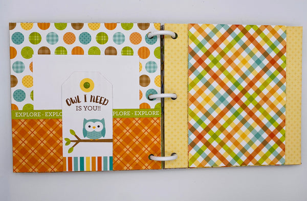 Premade Outdoor Camping Scrapbook Photo Album