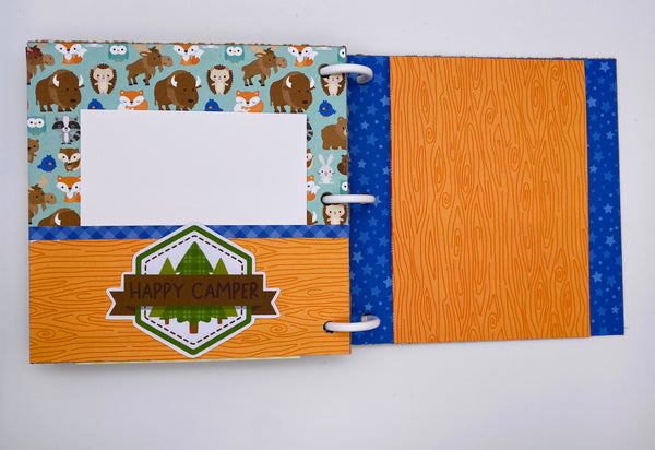 Premade Outdoor Camping Scrapbook Photo Album